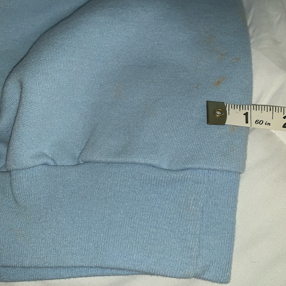 Hilton Head Island Sweatshirt: Powder Blue, Embroidered Design, Cozy Comfy Beach - Picture 8 of 9